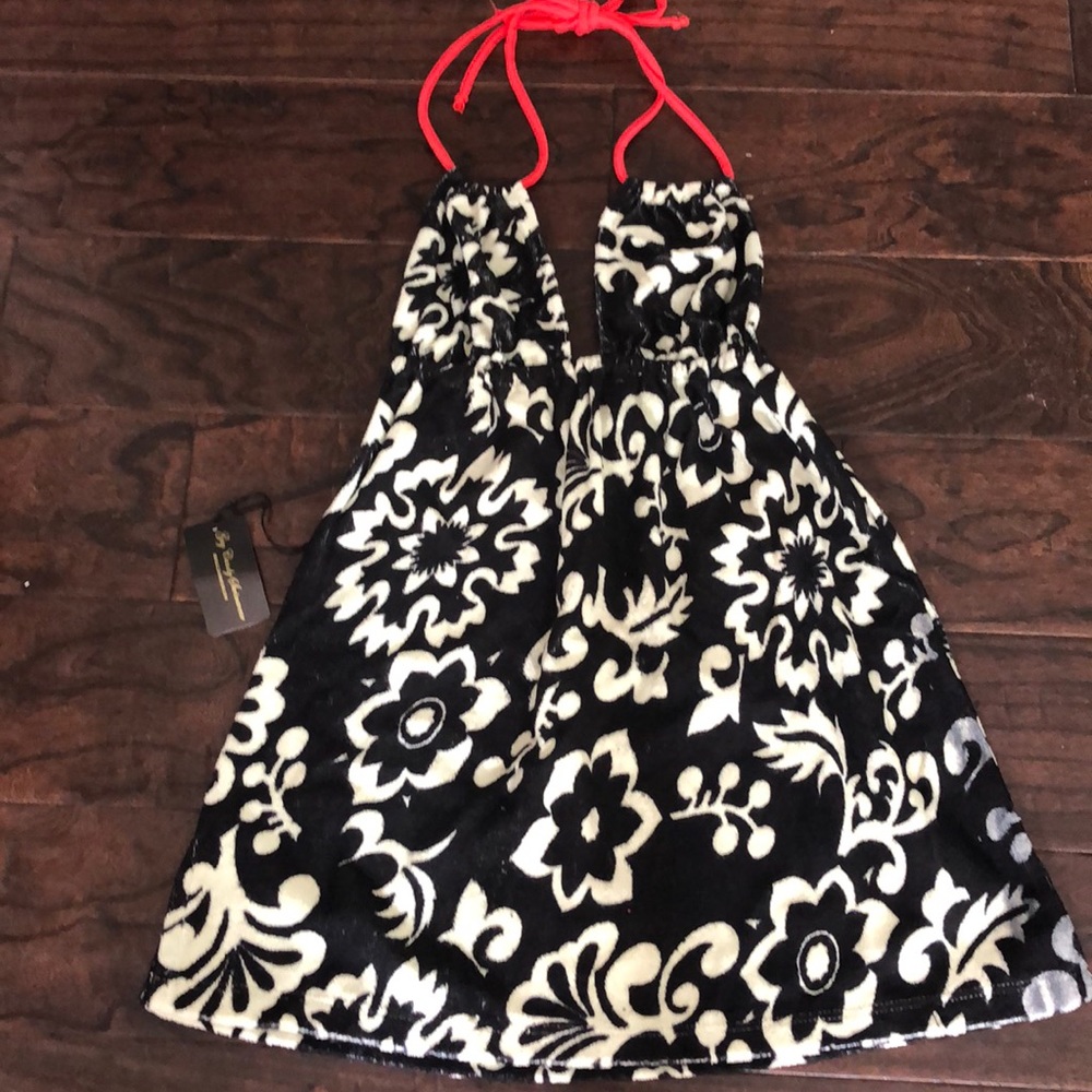 Halter top swimsuit cover up